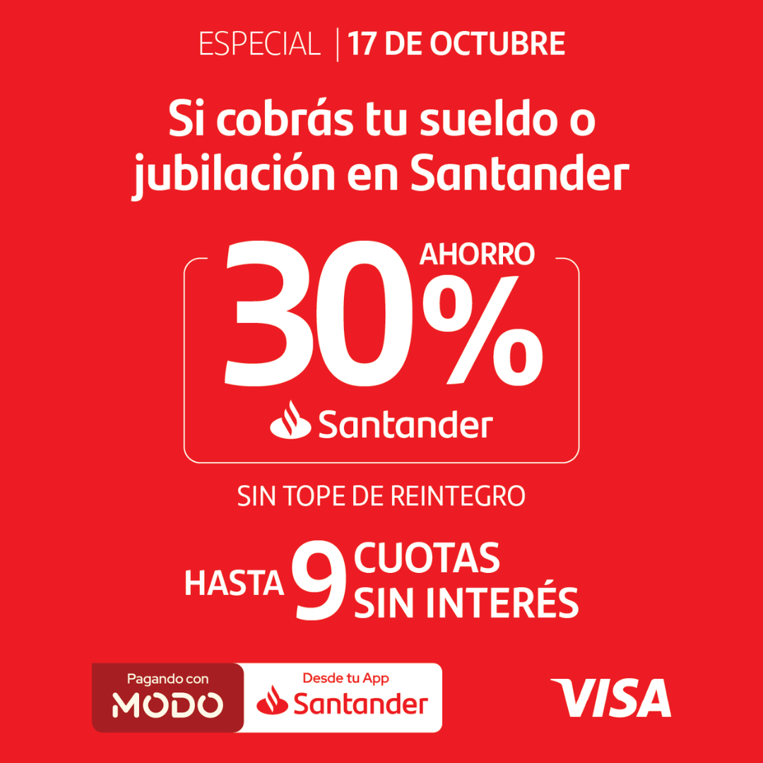 Santander cuenta sueldo